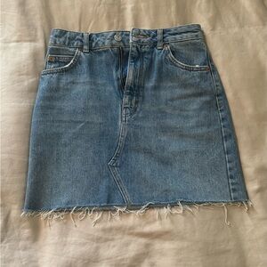 Topshop denim skirt